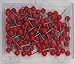 Moore Push-Pin Map Tacks, Red, 100 Tacks per Pack