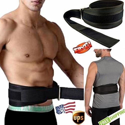 Hmond(TM) 3Colors Fitness Weightlifting for Powerlifting Gym Sports Waist Support Belt Workout Strength Training Weight Lifting S/M/L/XL