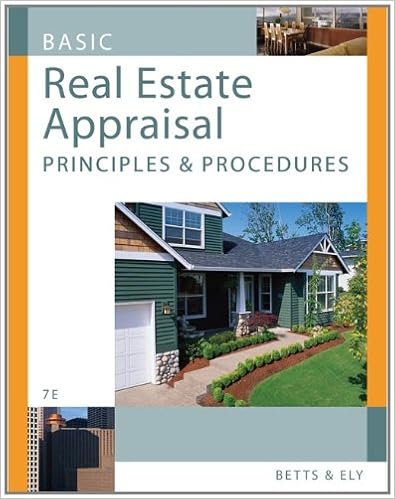  Basic Real Estate Appraisal Principles And Procedures With Cd Rom 9780324652611 Betts Richard M Ely Silas J Books