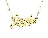 Aoloshow 18k Gold Plated Jaylee Name Necklace