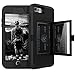 WeLoveCase iPhone 8 Plus / 7 Plus Wallet Case Defender Wallet Design with Hidden Back Mirror and Card Holder Heavy Duty Hybrid Shockproof Armor Full Protective Case for iPhone 8 Plus/7 Plus - Black