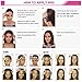 Fyonas Long Loose Wave Synthetic Lace Front Wigs Glueless Heat Resistant Wig for Women Natural Looking Right Side Parting Replacement Wig #1b Color