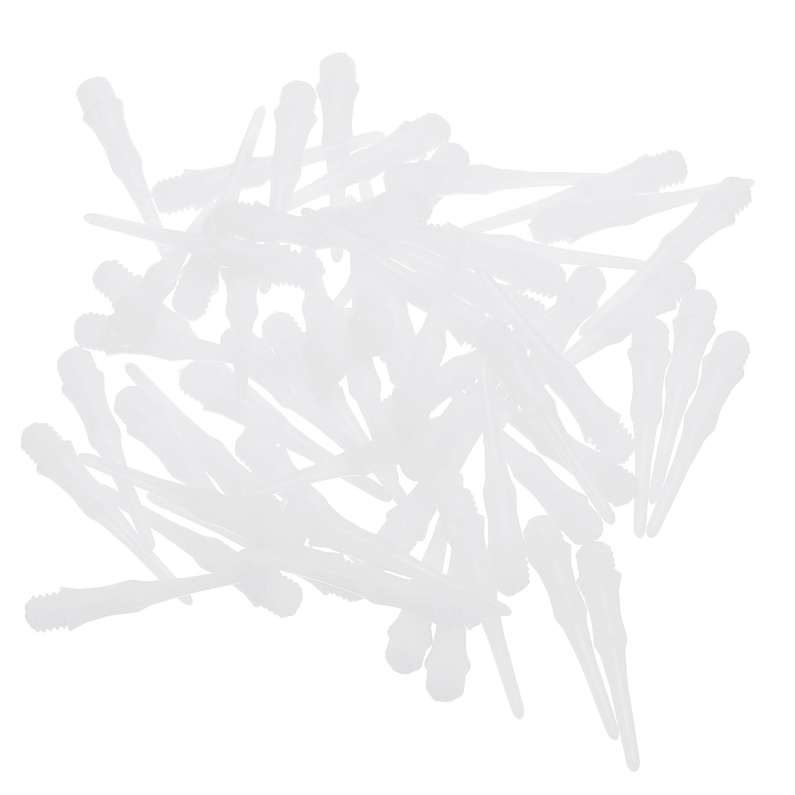 PATIKIL Plastic Dart Tips 2BA Thread, 90 Pack Soft Dart Tip Replacement Dart Accessories, White