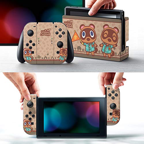 Controller Gear Aunthentic & Officially Licensed Animal Crossing: New Horizon - "Timmy & Tommy" Nintendo Switch Skin Bundle