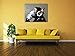 Muzagroo Art Monkey Listening to Music Oil Paintings Hand Painted Huge Canvas Wall Art for Living Room Music Room Wall Decor Large Size Canvas Art Stretched Ready to Hang XL