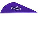 Bohning Blazer&reg; Vane, 2&rdquo; Hunting, 3D, Vane, Purple, 50pk