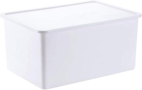 Caja de Almacenamiento con Tapa, Banda de Almacenamiento de plástico