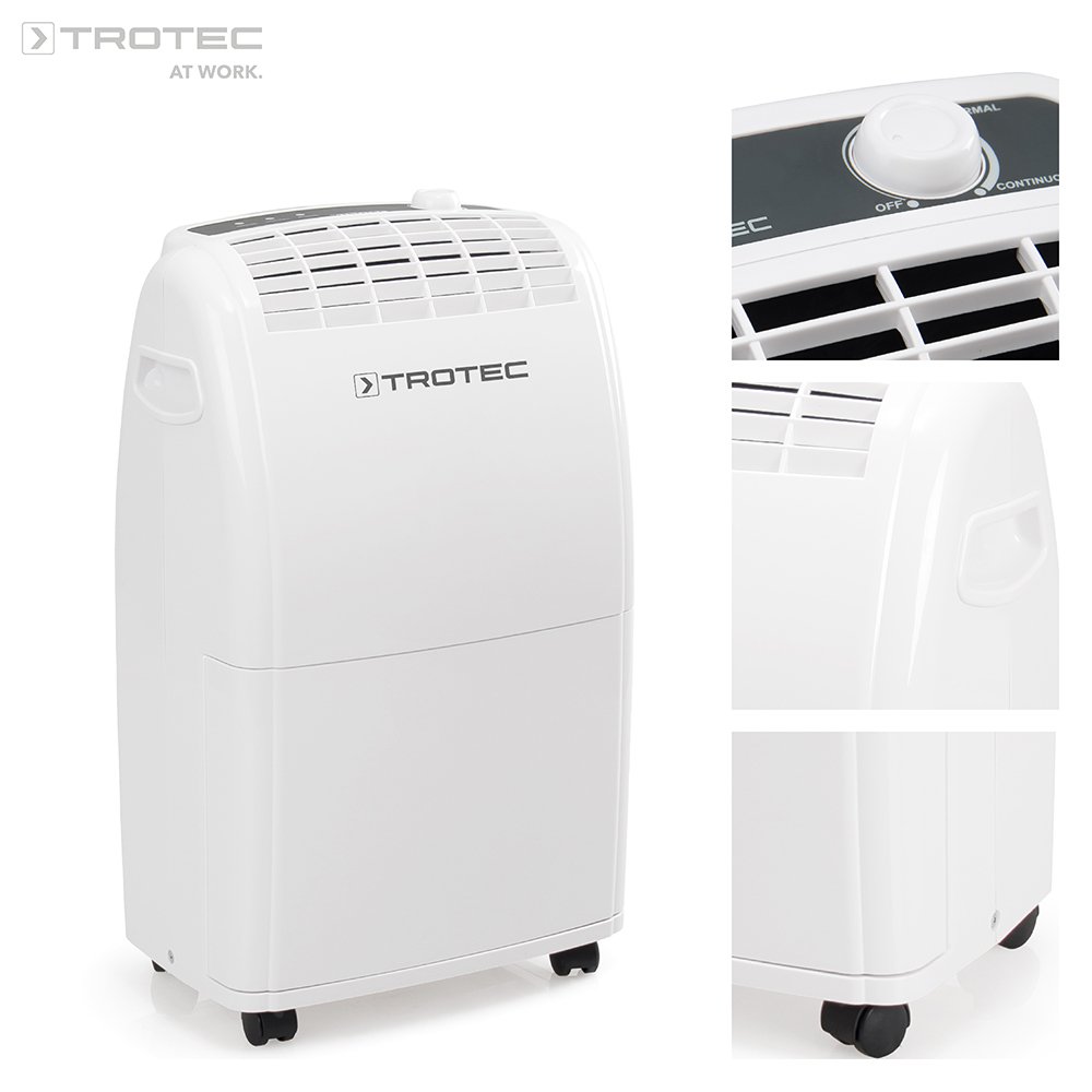 Trotec Deshumidificador TTK E deshumidificación de L h para habitaciones de m
