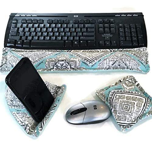 Office Desk Accessories Kit, Ergonomic Keyboard Wrist Rest
