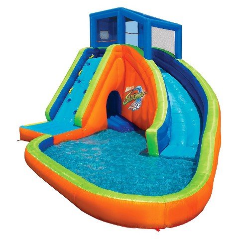 Banzai Sidewinder Falls 15 Foot Inflatable Waterpark Water Want