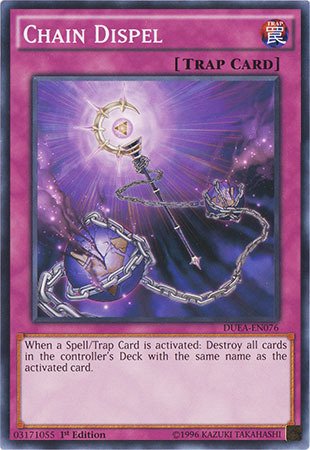 Yu-Gi-Oh! - Chain Dispel (DUEA-EN076) - Duelist Alliance - Unlimited Edition - Common