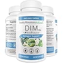 DIM Supplement 200mg Plus BioPerine (2 Month Supply of DIM) Estrogen Balance, Cystic Acne, PCOS, Hormonal Acne Treatment, Menopause Relief, Body Building. Aromatase Inhibitor. Vegan, Non-GMO, Soy-Free