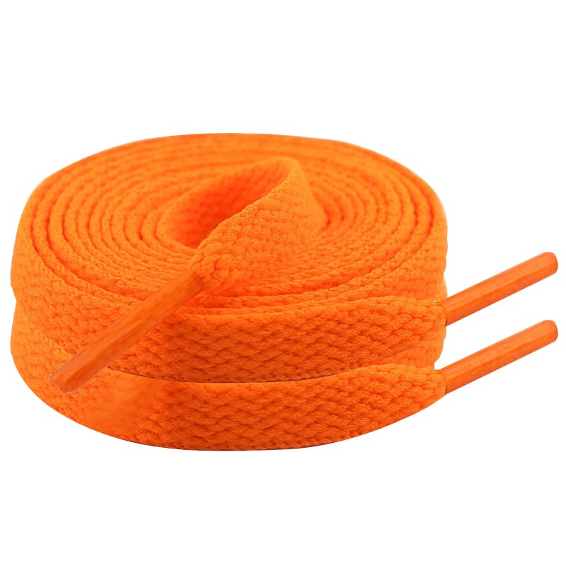 MOCATH 2 Pairs Flat Shoe laces Colorful Shoelaces