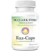 Dr. Clark Raz-Caps Supplement, 500mg, 100 Gelatin Capsules