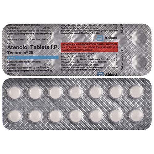 Tenormin 25 Mg Tablets