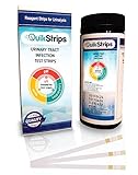 Urinary Tract Infection Urine Test Strips 120ct, UTI Test Kit Detects Leukocytes Nitrite pH, Urinalysis Strips for Home Testing by Quik Strips