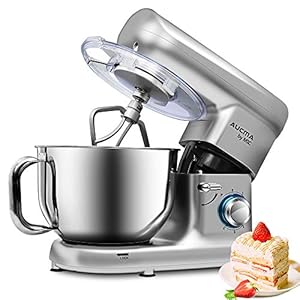 MIC-Stand-Mixer-55L-Stainless-Steel-Blender-1500W-6-Speed-Kitchen-Electric-Food-Mixer-with-Mixing-BowlDough-HookWhiskBeater MIC Stand Mixer 5.5L Stainless Steel Blender 1500W 6 Speed Food Mixer for Baking Kitchen Electric with Mixing Bowl/Dough…