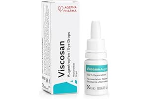 AGEPHA Viscosan Lubricant Eye Drops | Eye Drops for Dry Eyes | Provides Long Lasting Dry Eye and Itchy Eyes Relief | Redness Relief Eye Drops | Hydrating Eye Drops for Contacts | Tear Drops PHARMA