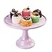 12In Round wedding cake stand Melamine Dessert cup cake tier stand Display Stand Pink Cake Pop Stand (Light Pink)