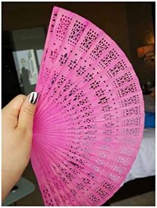 Scented Aromatherapy Folding Hand Fan (Pink)