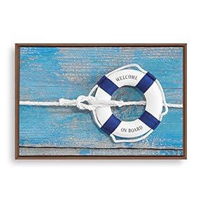 Framed Canvas Wall Art Welcome Canvas Prints Home Artwork Decoration for Living Room,Bedroom - 16x24 inches