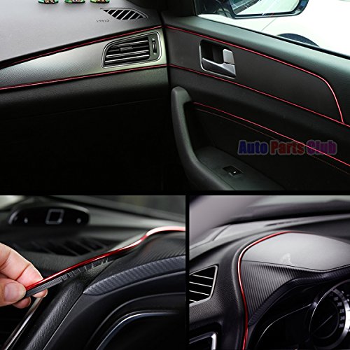 image for GOADROM Car Interior Moulding Trim,3D DIY 5 Meters Electroplating Colo