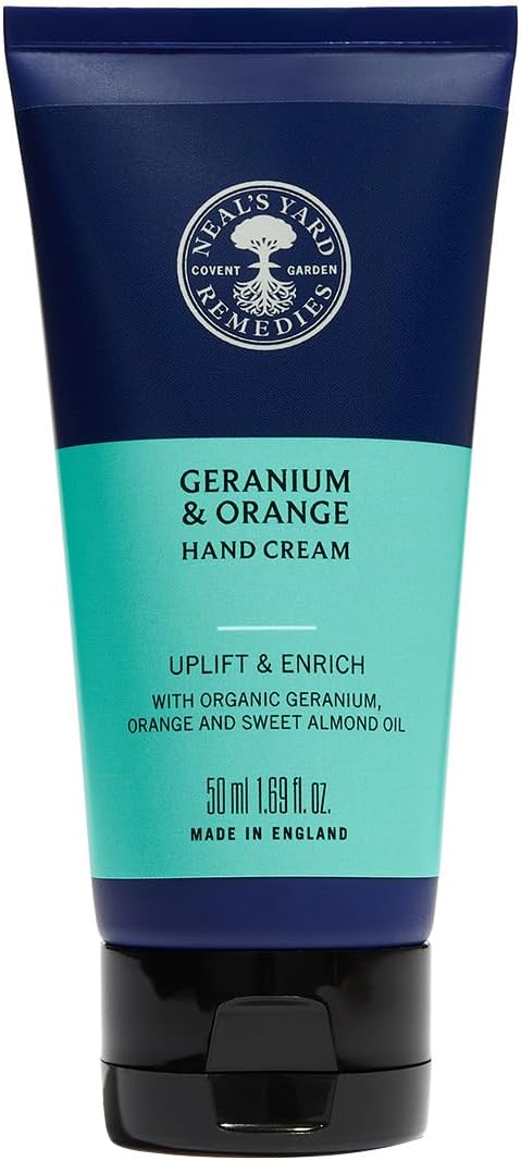 Neal's Yard Remedies Geranium and Orange Hand Cream 50ml Vegan Cruelty-Free