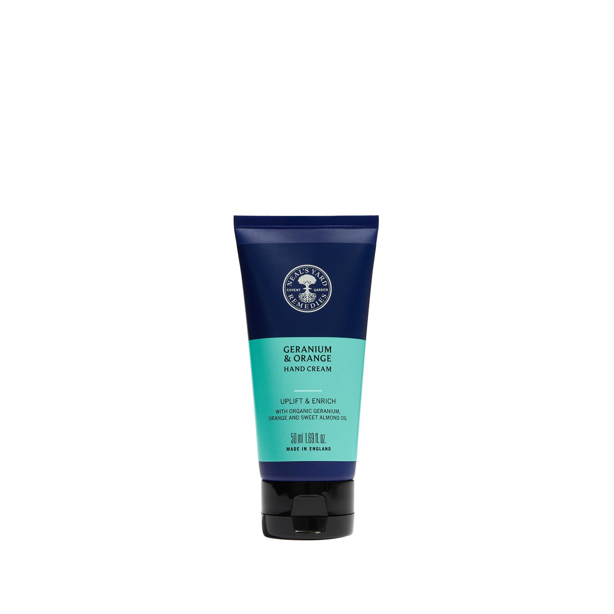 Neal's Yard Remedies Geranium and Orange Hand Cream, Deeply Nourishing, Keep Hands Soft, Vegan & Cruelty-Free, 50ml