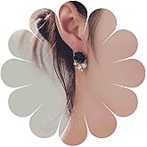 Andelaisi Boho Acrylic Flower Earrings Vintage Flower Pearl Stud Earrings Vintage Crystal Flower Earrings Sparkly Cz Pearl Tiny Earrings Jewelry for Women