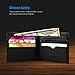 Wallets for Men, Vitalismo Checkbook Wallet PU Leather Money Clip Rfid Blocking Bifold Wallet for Men