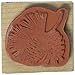 Inkadinkado Pinecone Fall Wood Stamp for Arts and Crafts, 1.5'' W x 1.5'' L