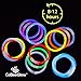 Glow Sticks Necklaces Party Pack - Bulk 50 Stick - Long Extra Bright Glow In The Dark Party Supplies - 22
