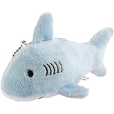 YSSZAM Mini Plush Blue Shark Keychain, Soft Shark Stuffed Animal Ornament, Keychain Pendants, Home Decoration