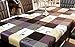 LEEVAN Heavy Weight Vinyl Square Table Cover Wipe Clean PVC Tablecloth- 54 x 78 Inch (Stylish Plaid)