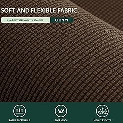 CHUN YI Stretch Sectional Couch Covers Soft L