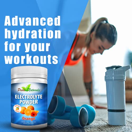 Pride Naturals Electrolyte Powder, No Sugar Hydration Drink for Energy