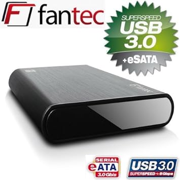 FANTEC DB-ALU3e 4TB schwarz Externe Festplatte USB
