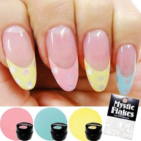 Amazon ジェルネイルアートキット マカロンカラー ドットフレンチネイル ソークオフ カラージェル セット Uv Led 対応 ジェルネイル ネイル用品 ジェルネイルアートキット ジェルネイル 通販