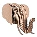 Cardboard Safari Recycled Cardboard Animal Taxidermy Elephant Trophy Head, Eyan Brown Small