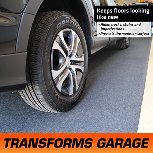 Armor All Original Garage Floor Mat, (20' x 7'4"), (Includes Double Sided Tape), Protects