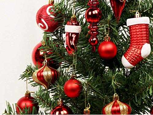 60pcs-Kerstballen-Shatterproof-Kerstbal-ornamenten-decoratie-voor-Kerstboom-Decor