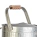 2 Gallon Vintage Galvanized Watering Can with Wood Handle
