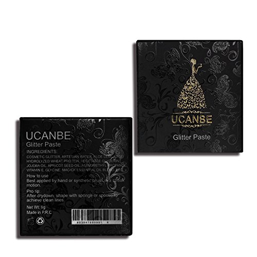 image for UCANBE Glitter Snot for Body Face Paint, Sparkling Shimmer Eye shadow 