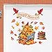 Collections Etc Happy Harvest Garage Door Magnets, Outdoor Fall Decorations - Removable and Reusable
