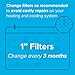 Filtrete 20x25x1 AC Furnace Air Filter, MERV 13, MPR 1900, Premium Allergen, Bacteria & Virus Filter, 3-Month Pleated 1-Inch Electrostatic Air Cleaning Filter, 6-Pack (Actual Size 19.69x24.69x0.78 in)