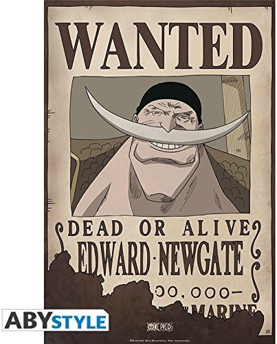 One Piece Poster Wanted Edward Newgate 52 X 35 Amazon De Kuche Haushalt Wohnen