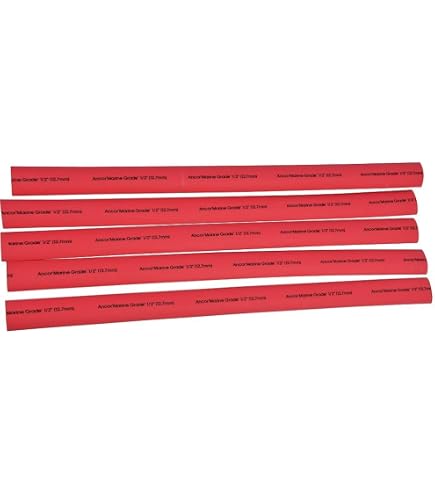 Ancor 326648 3/4\" X 48\" Red Heat Shrink Battery Cable Tubing - Ancor 326648 - Marine Heat Shrink...