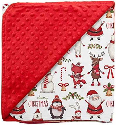 Tiny Alpaca Luxurious Baby Minky Blanket Soft Plush Lightweight Minky Dot 30 X40 Christmas Designs Red North Pole Buy Online In Barbados At Barbados Desertcart Com Productid 172739505