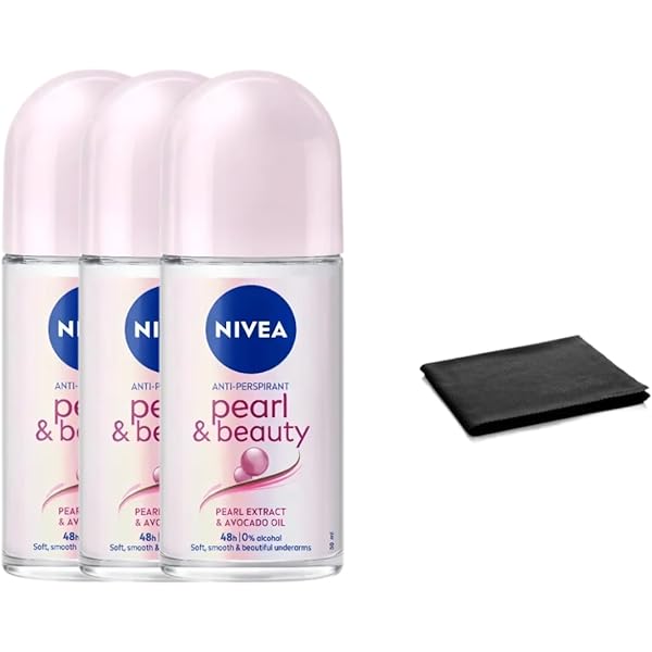 Amazon.com: Nivea Pearl & Beauty Roll-On Deodorant, 50ml