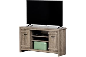 South Shore Exhibit Corner TV Stand, for TVs up to 42'', Weathered Oak